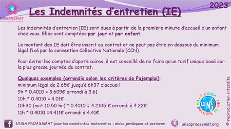 Repères pratiques en visuels UNSA PROASSMAT ASSFAM le syndicat qui