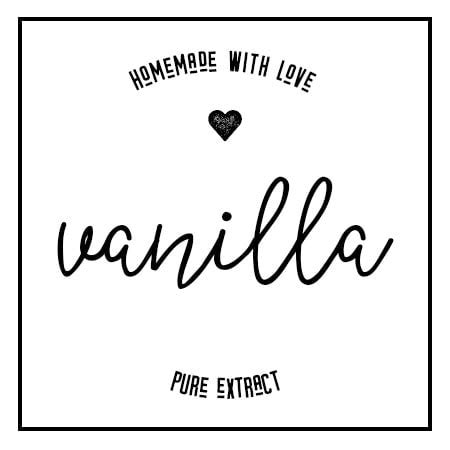 Printable Vanilla Extract Labels Tidbits