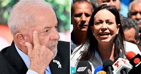 Lula da Silva recomienda a María Corina Machado no llorar y elegir a