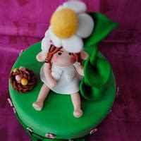 Topper Doll Sheep Decorated Cake By Nancy La Rosa Cakesdecor