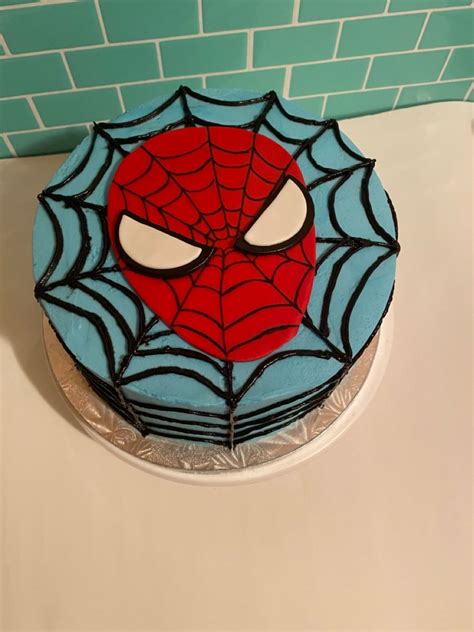 Buttercream Spiderman Cake 5th Birthday Birthday Cakes Bday