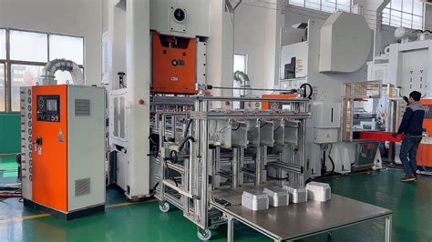 80ton Full Automatic Food Foil Container Machine Punching Machine