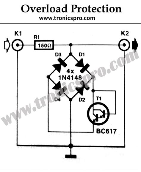 Overload Protection Circuit Diagram - TRONICSpro