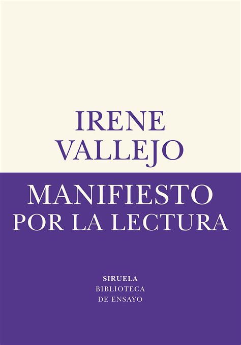 Manifiesto Por La Lectura Vallejo Irene 9788419744593 Amazon Books