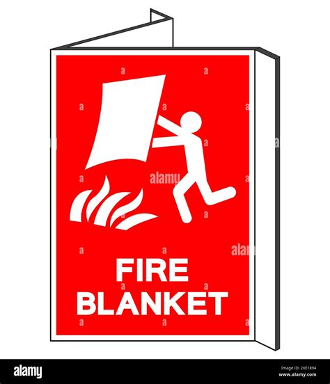 Fire Blanket Symbol Sign Vector Illustration Isolate On White