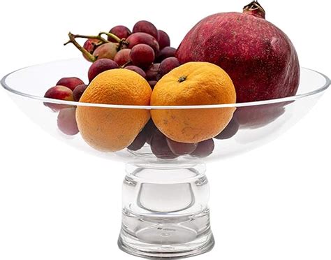 Amazon Huang Acrylic Clear Large Round Fruit Bowl With