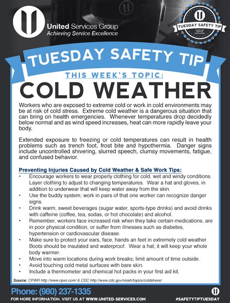 Winter Safety Tips For Employees Safety And Safety