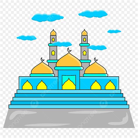 62 Top Gambar Gambar Kartun Masjid Keren Sketsa