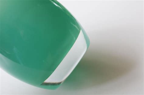 Glassybaby Strength aqua green hand blown glass votive candle holder ...