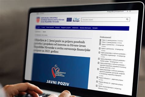 Objavljen Javni Poziv Za Prijavu Posebnih Potreba I Projekata Od