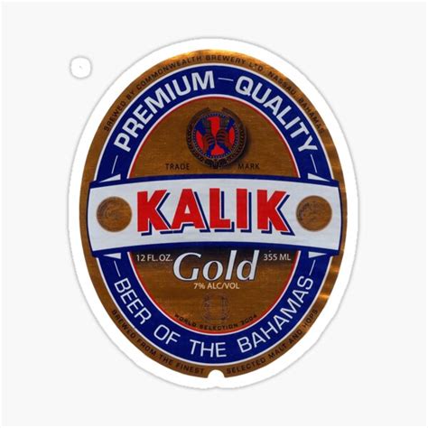 Kalik Drink Beer 2 Sticker For Sale By Aliamar093 Redbubble