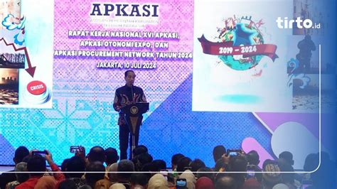 Jokowi Ingatkan Pemda Untuk Utamakan Belanja Produk Dalam Negeri