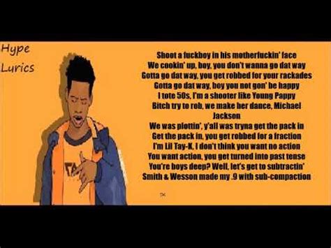 Tay K X The Race Lyrics Video Youtube