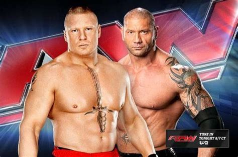 Wwe Batista Vs Brock Lesnar