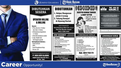 Info Loker Hari Ini 7 Info Lowongan Kerja Terbaru Perhatikan Syarat