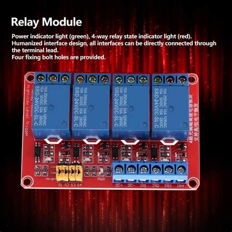 Mxzzand Module Relais Carte De Module De Relais Optocoupleur Canaux