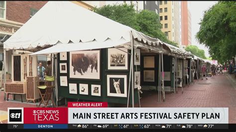 Fort Worth Main Street Art Festival Weather Safety Plan