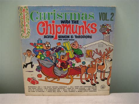 Vintage Alvin and the Chipmunks Christmas Record Volume 2 | Etsy ...