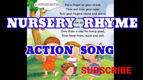 Nursery Rhyme Finger Rhyme English Rhyme Action Song Best Poem