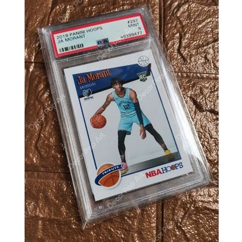 2019 Panini Hoops Ja Morant 297 RC Rookie Card PSA 9 NBA Basketball