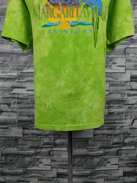 Jimmy Buffett Margaritaville Las Vegas Green Shirt Men S Fashion Tops