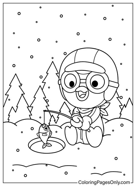 Free Pororo Coloring Page - Free Printable Coloring Pages