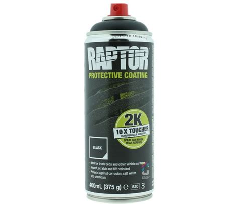 Raptor Liner K Bedliner Coating Lack Spraydose Schwarz Crop