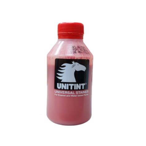 Unitint Universal Stainer Paint Mixer Colorant Fire Red Canvas