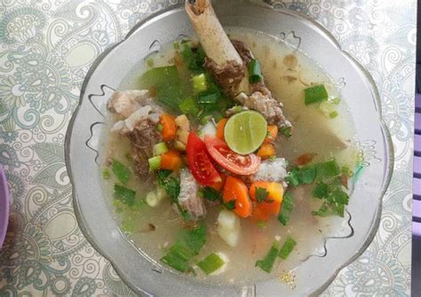 Resep Sup Balungan Sapi Oleh Zannuba Qiqi Cookpad