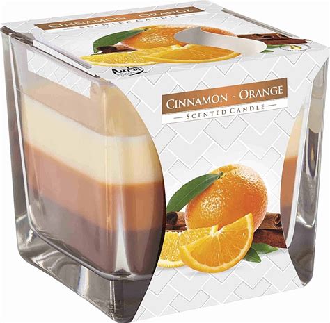 Bispol Scented Candle Cinnamon Orange Bougie Parfum E Trois