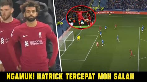 Ngamuk Mohamed Salah 🔥 Cetak Hat Trick Tercepat 7 1 Di Liga