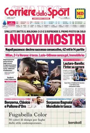 17 Ottobre 2022 Le Prime Pagine Dei Giornali Sportivi La Coda Del Diavolo