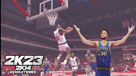 Nba 2k23 Retro 2k14 Remastered Bulls Vs Warriors Mj Vs Curry