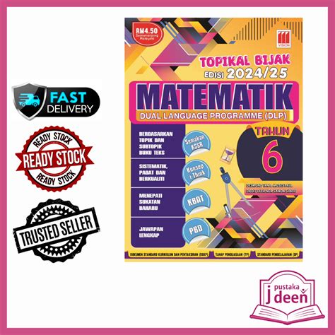 Jdeen Buku Latihan Matematik Tahun Topikal Bijak Edisi