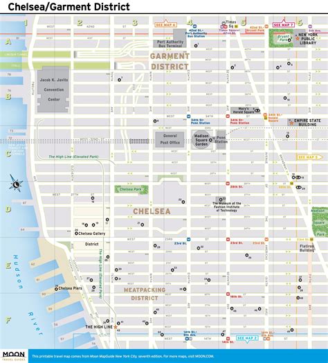 Chelsea New York map - NYC Chelsea map (New York - USA)