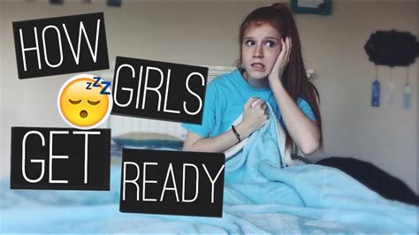 How Girls Actually Get Ready Real Morning Routine Youtube