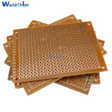 10pcs 5x7cm Holes Prototype Pcb Universal Board Blank Printed Circuit