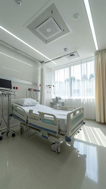 Premium AI Image | a hospital room with a hospital bed and medical ...