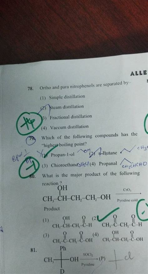 Ortho and para nitrophenols are separated by | Filo