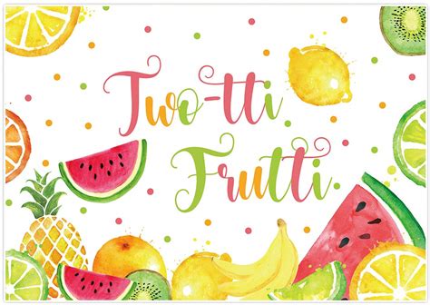 Buy Allenjoy X Ft Twotti Frutti Backdrop Summer Fruit Theme Birthday