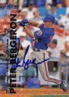 Peter Bergeron Autographed Baseball Card Montreal Expos Ft