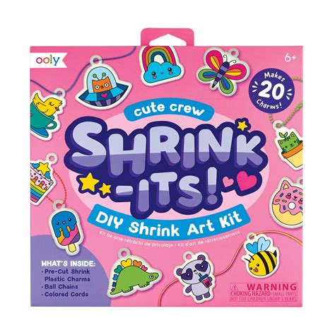 shrink  diy shrink art kit cute crew ooly
