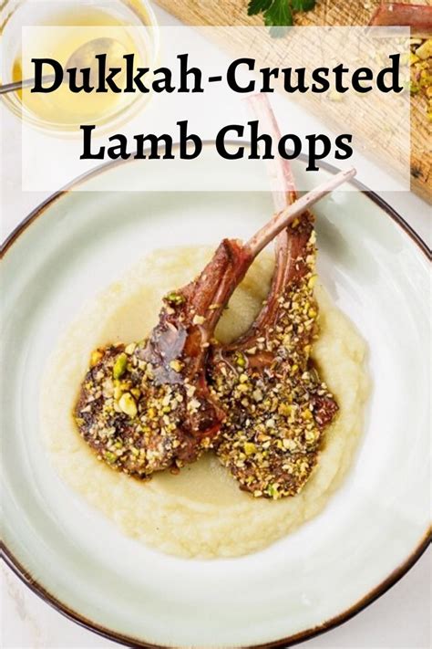 Dukkah Crusted Lamb Chops With Cauliflower And Potato Purée Recipe