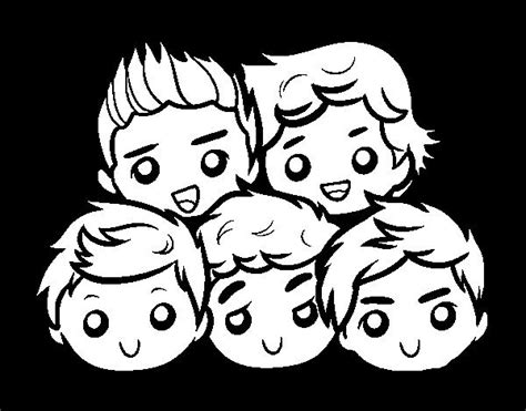 One Direction Cartoon Coloring Page How To Draw Louis Tomlinson