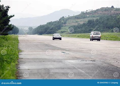 North korean highway stock image. Image of dprk, party - 20435963