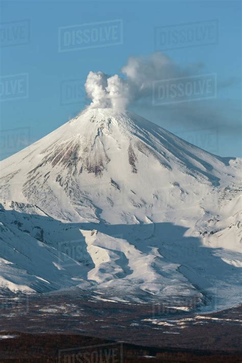 Beautiful Volcanic Landscape Avachinsky Volcano Active Volcano Of