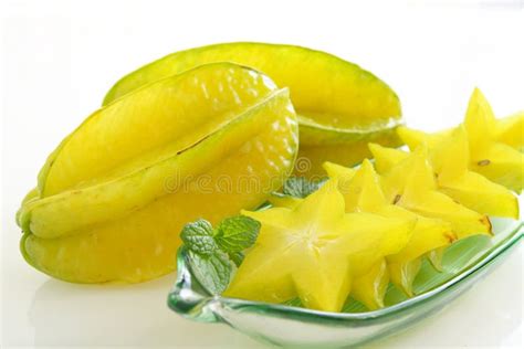 Fresh Star Fruits Stock Photo Image Of Kitchen Nature 129786324