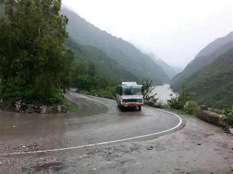 Himachal Roadways Bus Tata in Hills (2) | India Buses