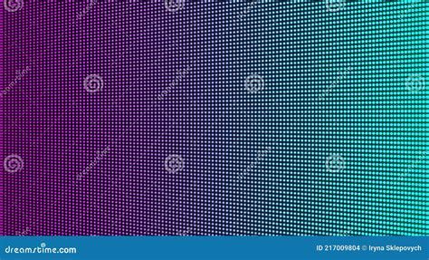 Led Screen Texture Lcd Digital Monitor Vector Illustration Stock