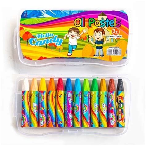 Jual Crayon Krayon Oil Pastel Set Mini Murah Unik Berkualitas Isi 12